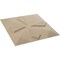 Ekena Millwork 19 5/8in. W x 19 5/8in. H Nikki EnduraWall Decorative 3D Wall Panel Covers 2.67 Sq. Ft. WP20X20NKGBE - alternate 4